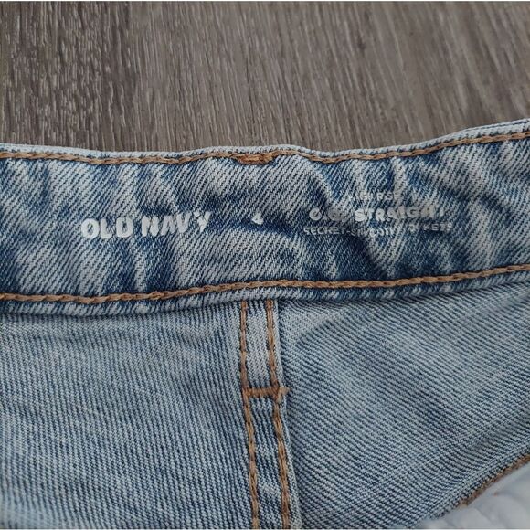 Old Navy O.G. Straight Hand Painted High Rise Jeans 4 - Picture 3 of 8